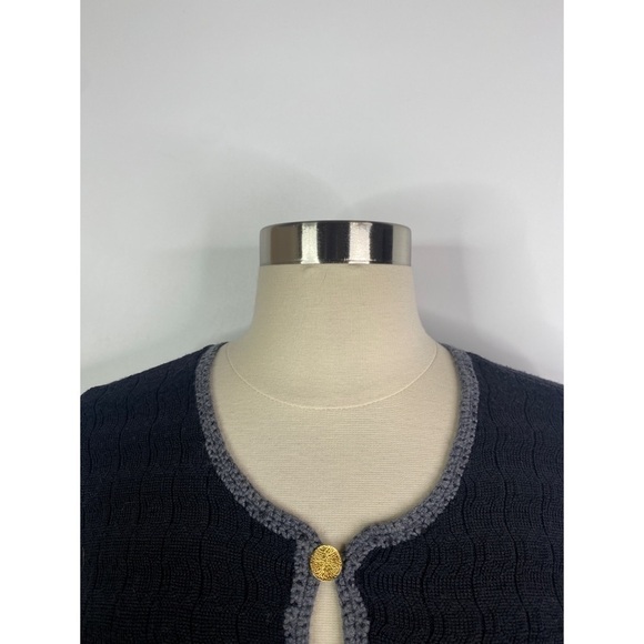 Trina Turk Wool Knit Button Down Cardigan - Picture 5 of 13